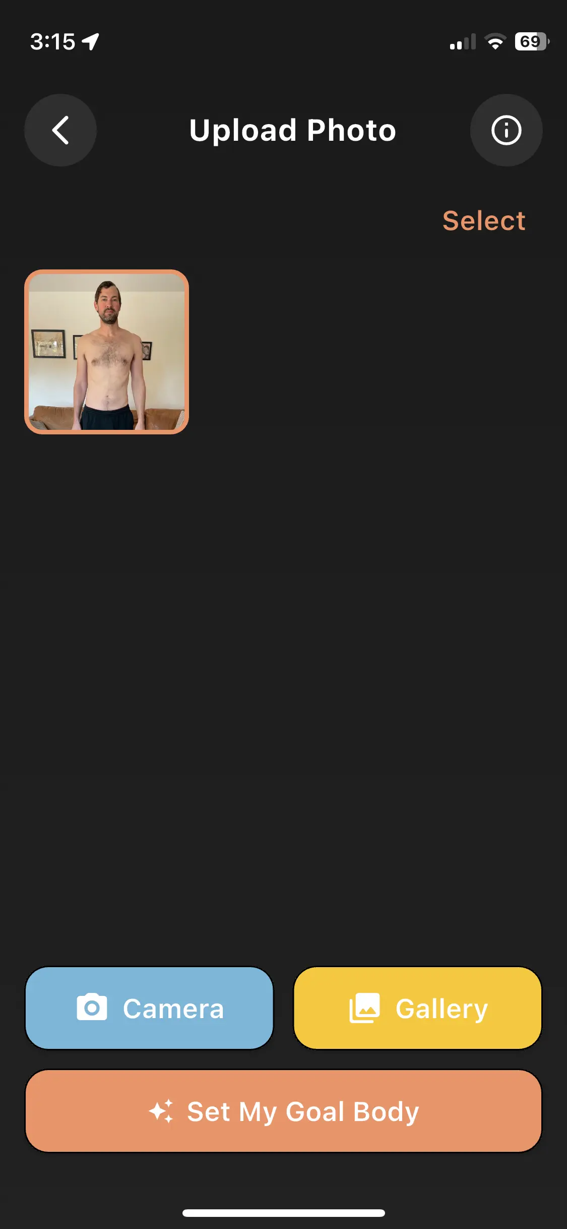 Upload photo example